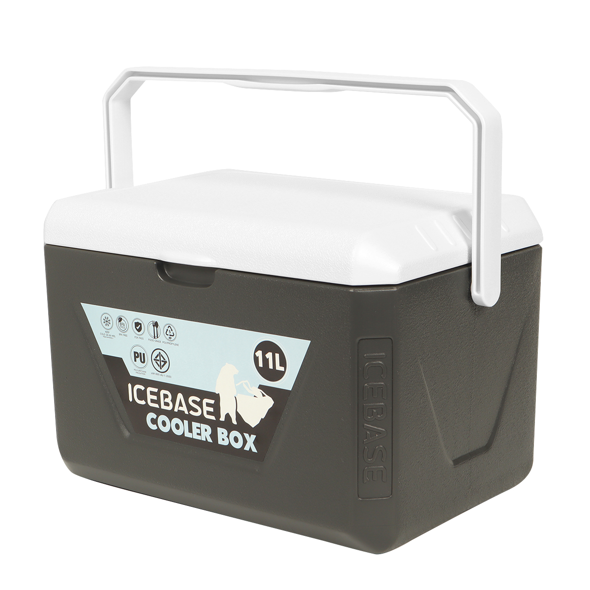 กระติกน้ำแข็งเก็บความเย็น ICEBASE รุ่น CLG-202GY (NEPTUNE) ขนาด 11 ลิตร สีเทา_4